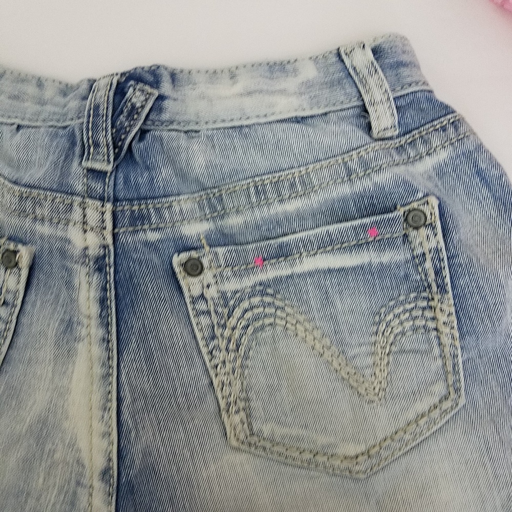 vanilla star shorts light wash jean shorts AB17 - Picture 5 of 5